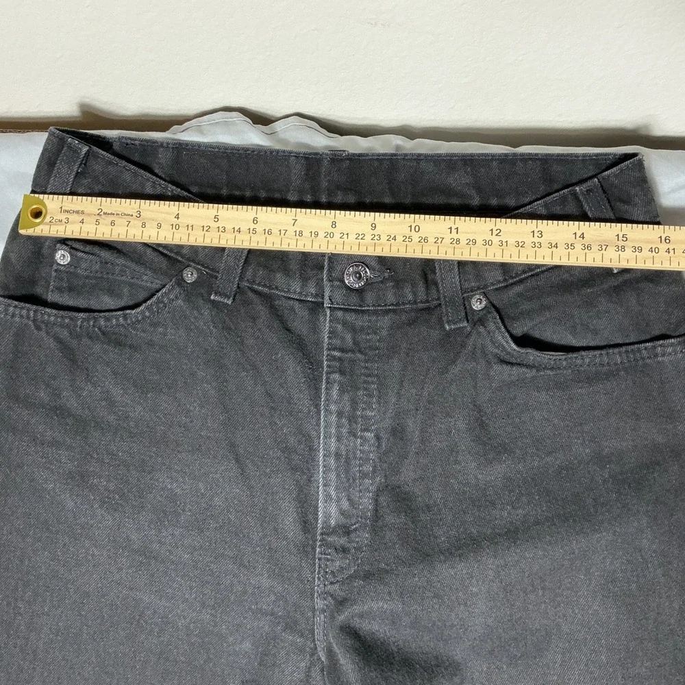 Levi's 560 Jeans Mens 33x32 Black Orange Tab Loose Fit Tapered‎ Made USA Vintage